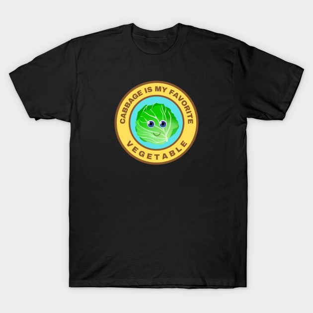 Cabbage is my favorite vegetable T-Shirt by InspiredCreative